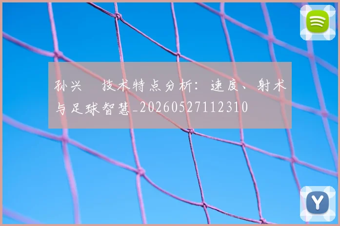 孙兴慜技术特点分析：速度、射术与足球智慧_20260527112310